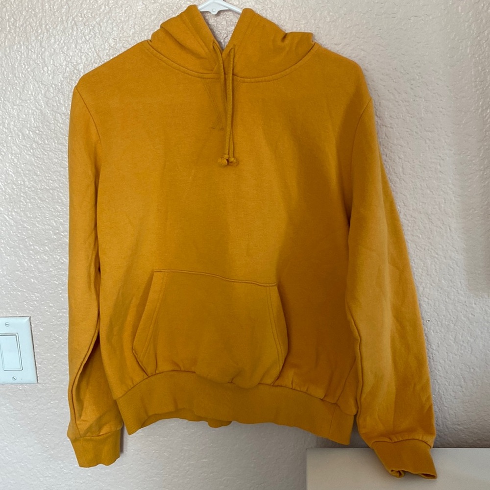 Yellow hoodie